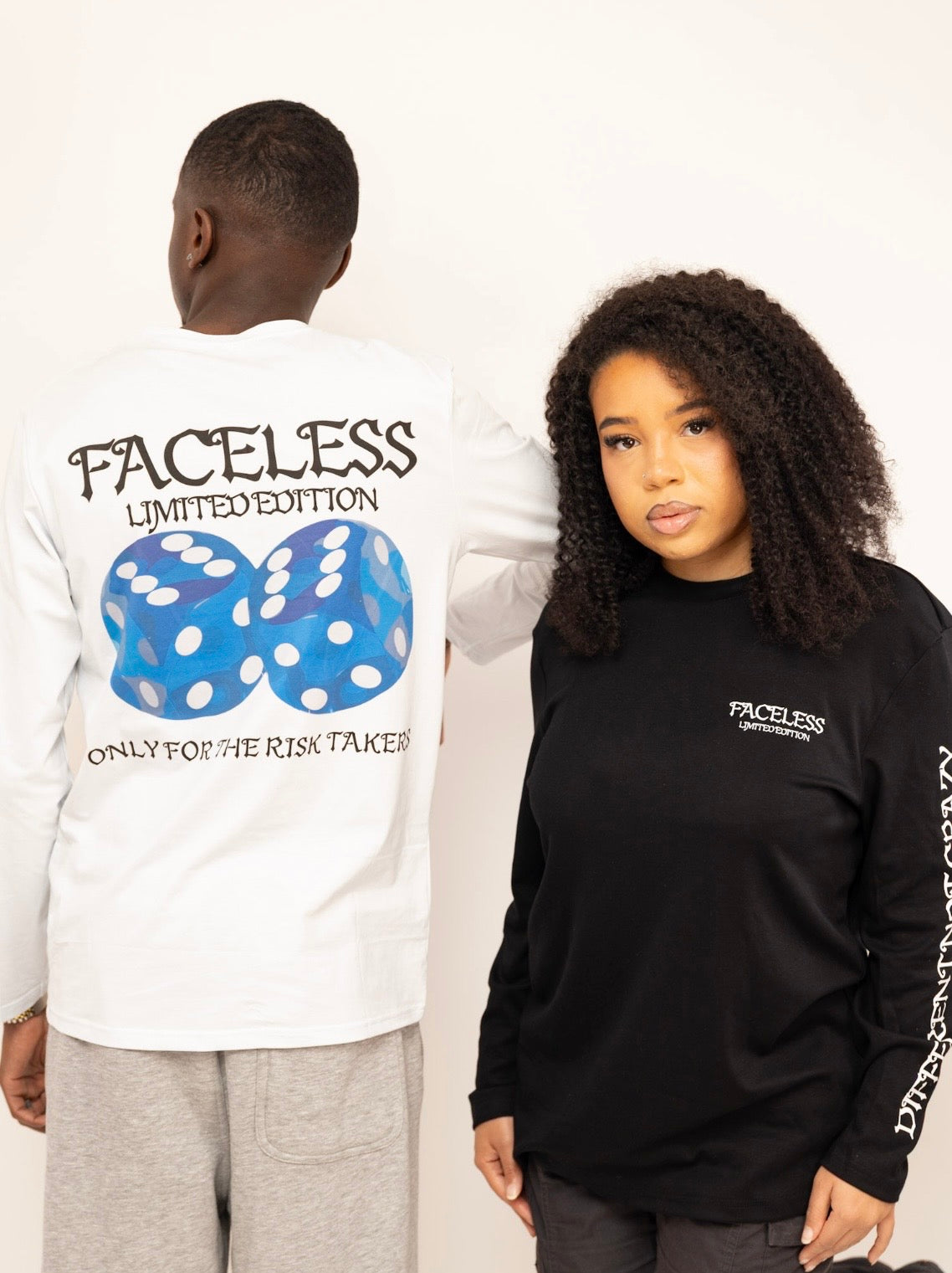 Longsleeve RISK TAKERS Blanc